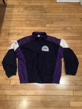 Vintage 1990/91  MLB Colorado Rockies Apex One Windbreaker Full Zip Jacket Mint