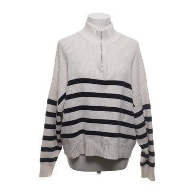 Mango, Strickpullover, Größe: S, Weiß/Schwarz, Polyamid/Polyester/Viskose #EfP