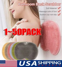 Shower Foot Back Scrubber Massage Pad Body Bath Soft Brush Mat Cleaning Bath USA
