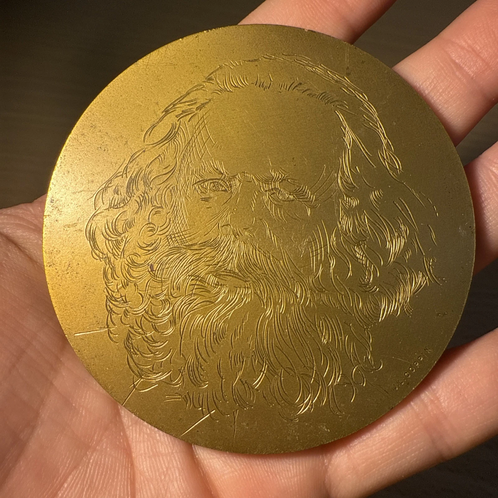 Médaille Karl Marx 1883 Centenaire 1983 En Bronze