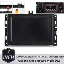 7" LCD Display Touch Screen For 2017-2020 Jeep Compass Radio Navigation Replace