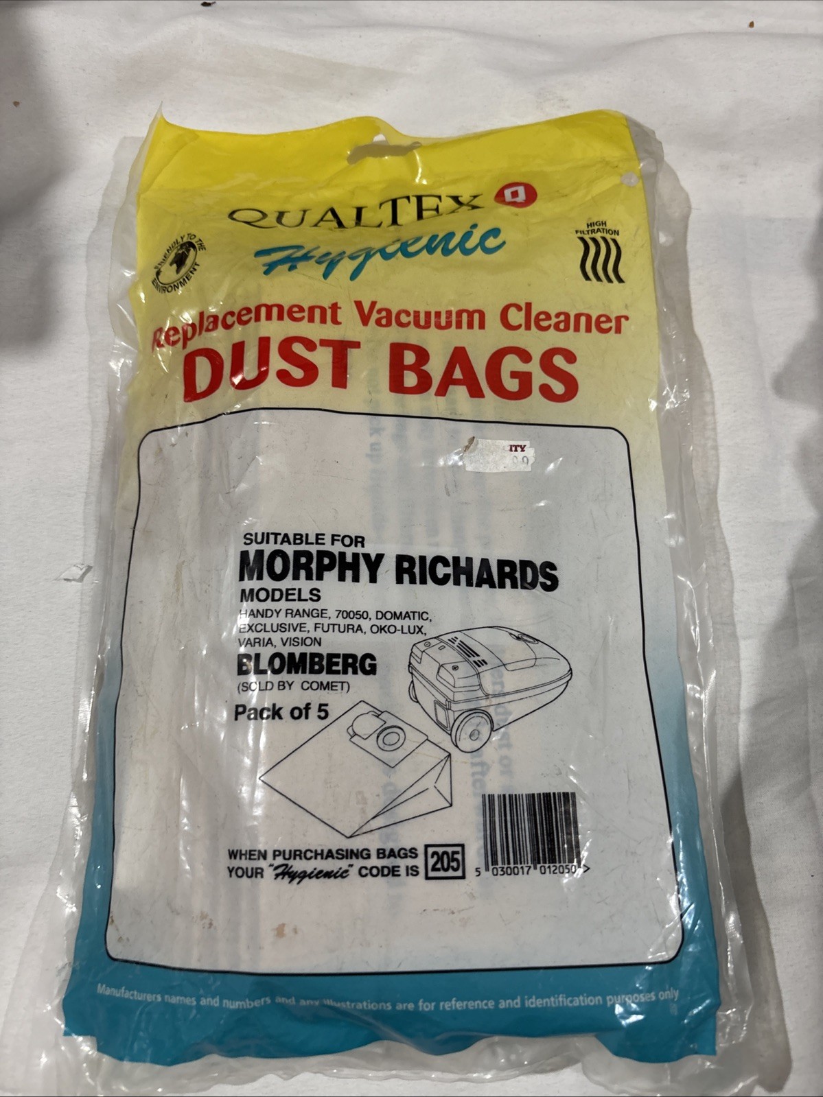 Qualtex Replacement Vacuum Cleaner Bags Murphy Richard’s Handy Range 70050, R67