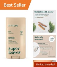 Natural Aluminum-Free Deodorant,  Sandalwood ...