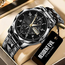 Resident Evil Requiem x Leon Scott Kennedy Alloy Luxury Quartz Watch