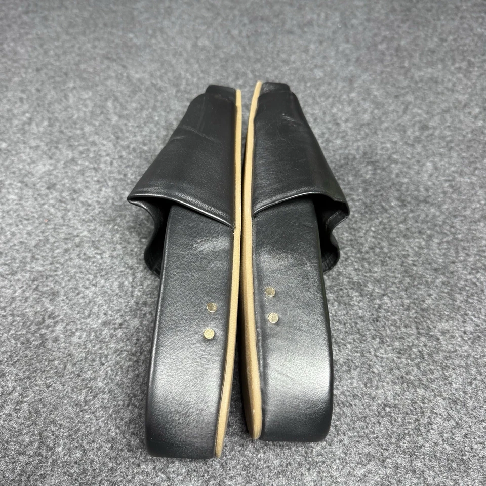 Beek Gallito Leather Slide Sandals Black 11  Platform Slip On Shoes - Image 4 of 4