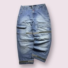 Vintage Men s MFG Girbaud Shuttle Tape Baggy Jeans Wide Leg 90s Sz 42x34 READ