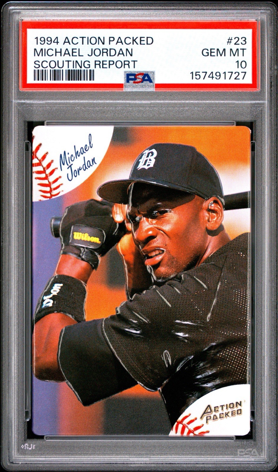 1994 Action Packed #23 Michael Jordan PSA 10