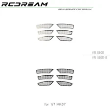 Air Intake Grilles Radiator Grid Decorative Sheets for Croboll RC JK07 MK07