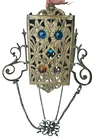 ENGLISH GOTHIC REVIVAL STYLE HALL LANTERN, CIRCA 19TH CENTURY