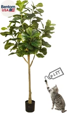 6FT Fiddle Leaf Fig Artificial Tree Artificial Plant Decor Fig Leaf Tree Floor P