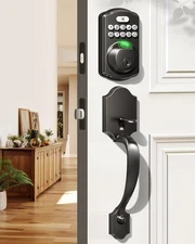 Veise Fingerprint Door Lock Set – Keyless Entry with Auto-Locking - NEW