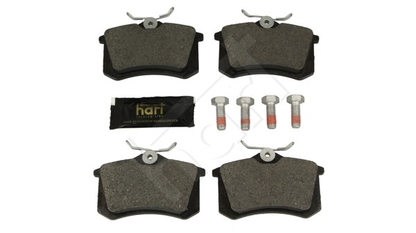 Hinterachse Hart 248 864 Bremsbelagsatz, Scheibenbremse FüR Audi,CitroËN,Ds,Fiat-image