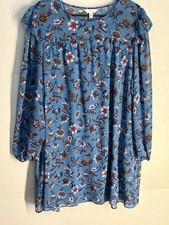 060) Time and Tru Women's Dress (Short) Size XXL Floral Print