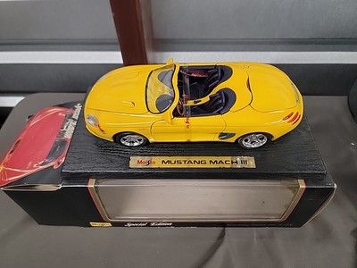MUSTANG MACH III SPECIAL EDITION 1:18 DIE CAST MAISTO NEW YELLOW MACH III (BS).