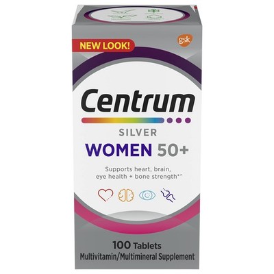 Centrum Silver Women's Multivitamin for Women 50 - 100 Ct