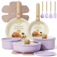 CAROTE Pots and Pans Set Non Stick, Cookware Sets, 19pcs Kitchen Set, Oven/Fr...