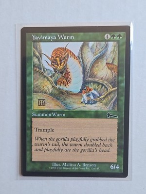 Yavimaya Wurm - Urza's Legacy - MTG Magic - Common - Creature 