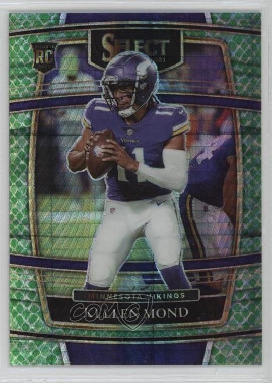 2021 Panini Select Concourse Dragon Scale Prizm 27/89 Kellen Mond Rookie RC 1f5