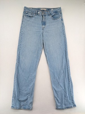 Levis Premium Elsa Hosk Loose Straight Jeans Damen W29 L32 Hellblau Denim