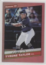 2020 Panini Donruss Retro 1986 Holo Red Tyrone Taylor #253 0t2