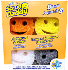 Scrub Daddy Scratch-Free Sponges for Dishes & Home Variety Pack 8 Count
