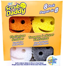 Scrub Daddy Scratch-Free Sponges for Dishes & Home Variety Pack 8 Count