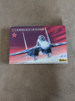 Heller Sukhoi Su-27 UB Flanker 1/72 Scale Model Kit Sealed Bags