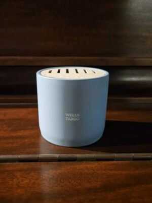 Set In Stone Bluetooth Speaker (Stone/Cork) Wells Fargo Branded