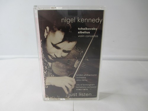 Nigel Kennedy Just Listen Tchaikovsky & Sibelius Violin Concertos Cassette - Picture 2 of 6