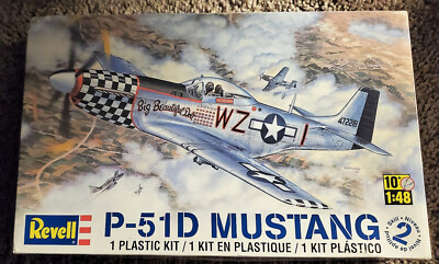 1/48 Scale Revell Models 'P-51D Mustang' Kit #855241 New Open Box