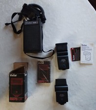 Vivitar Camera Bundle (Vivitar Hpv-1 (no battery) and 2 Vivitar Flash) Tested