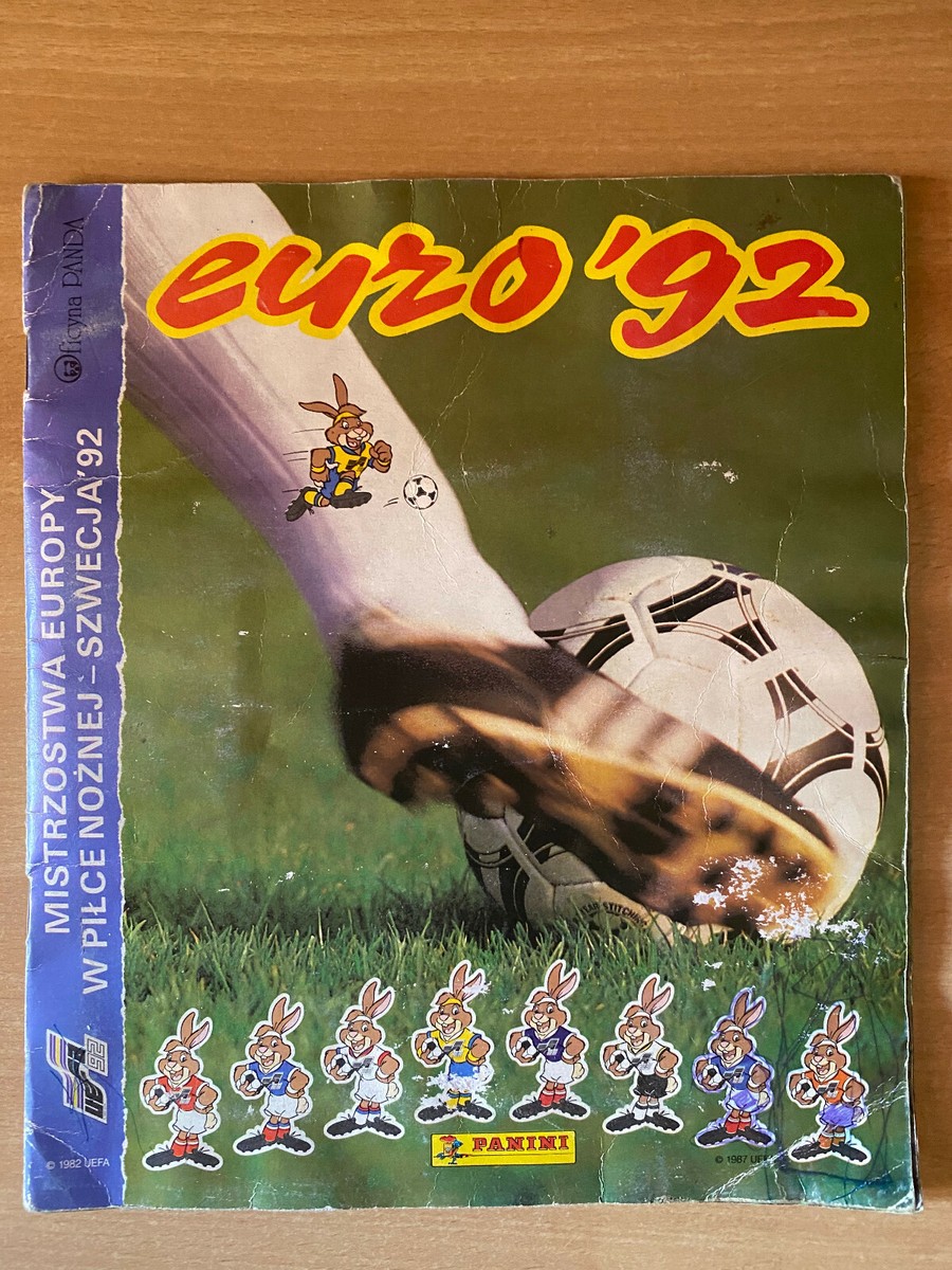 UEFA Euro Sweden 1992 - album PANINI original [incomplete 214/261 