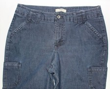 Riders by Lee Denim Capri Pants Womens 14M Side Pockets