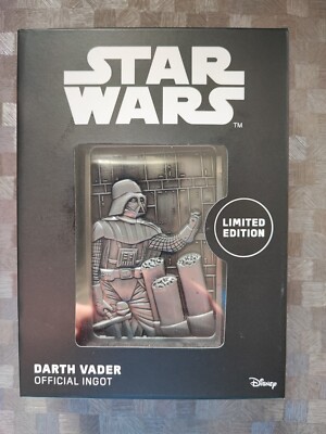 Star Wars Metallbarren Iconic Scene - Darth Vader -  75x50 mm - NEU - Limitiert