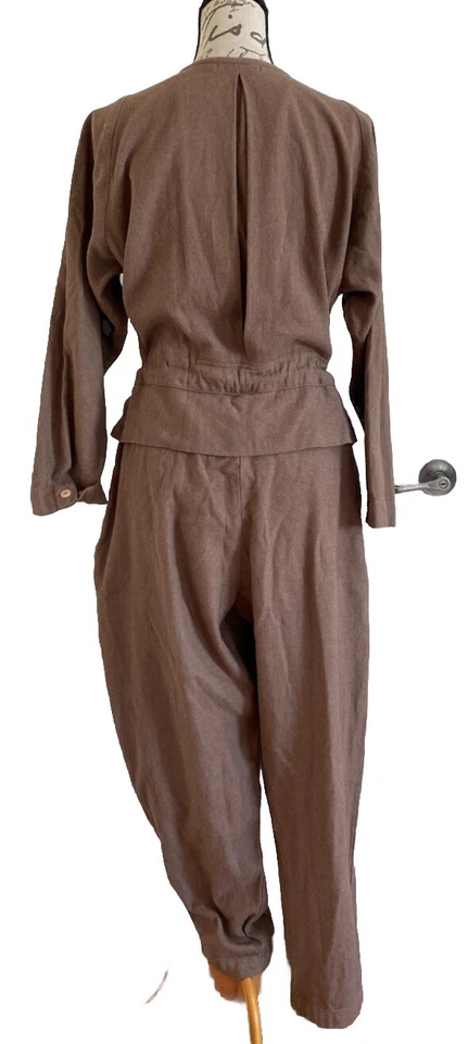 Black Crane Sack Cotton/Blend Brown Jumper Size Medium - Image 4 of 4