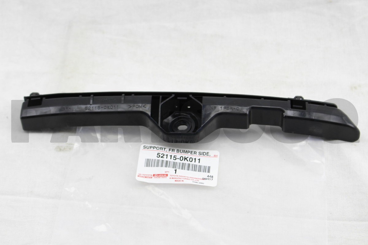 521150K011 Genuine Toyota SUPPORT, FRONT BUMPER SIDE, RH 52115