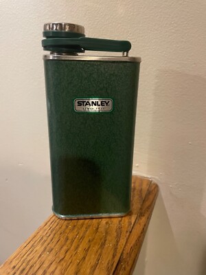 Stanley Adventure Stainless Steel Flask 8 oz / 236 mL Leak Proof Green