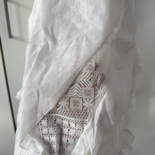 Free People Florine Slip Dress Size XS RRP £118 Crochet Ruffle Strappy - Picture 3 of 12