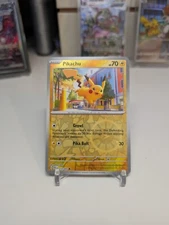 Pokemon Paldean Fates 018/091 Pikachu Cosmos/Reverse Holo Costco EXCLUSIVE