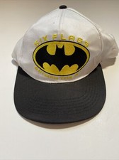 Batman Six Flags youth hat Rare New Tags Batman The Ride / Snapback Theme Park  