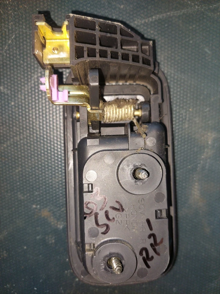 Manija de puerta interior trasera derecha pasajero Honda Element 2003-2008 negra OEM  Foto 3 de 4