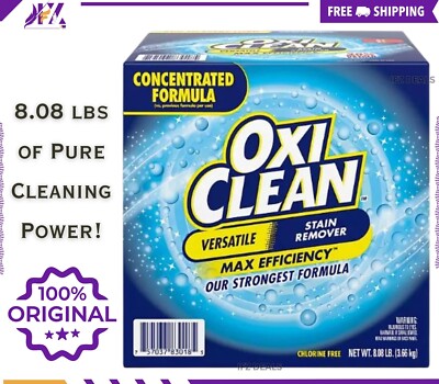 OxiClean Max Efficiency Stain Remover Powder 8.08 lbs - Laundry & Multi-Use