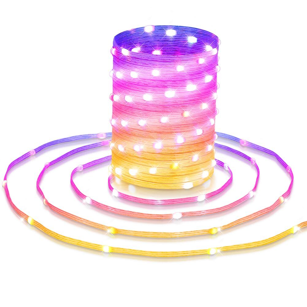 String Lights, 100ft 300 LED Lights Color Changing String Waterproof with 200...