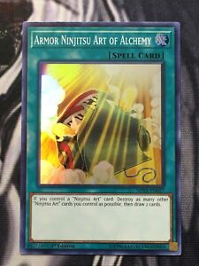 SHVA-EN027 Armor Ninjitsu Art of Alchemy Super Rare 1st Edition Mint YuGiOh Card