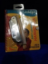 New Little Lyon Easy Learning Harmonica Key of C Ages 4  with 32 Page Book