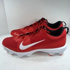 Nike Mens Force Trout 9 MCS University Red Baseball Cleats Sz 16