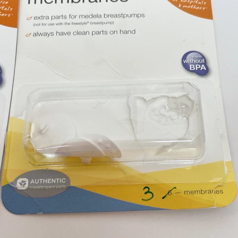 ¡RÁPIDO! Medela Extractor de leche Piezas de repuesto Válvula Membrana 6x Válvulas 9x Membranas Foto 4 de 4