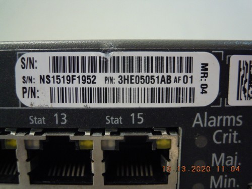 Routeur d'agrégation de service Alcatel Lucent 7705 SAR-M T1/E1 P/N : 3HE05051AB - Photo 4/11