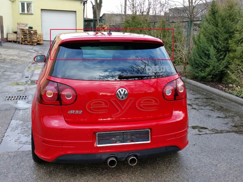 VW VOLKSWAGEN GOLF 5 MK5 R32 LOOK ROOF SPOILER