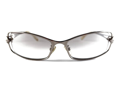 NEW VINTAGE GIANNI VERSACE MOD N55 SLEEK SILVER 1990 'S ITALY